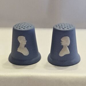 1981 Commemorative Thimbles by Wedgwood.
